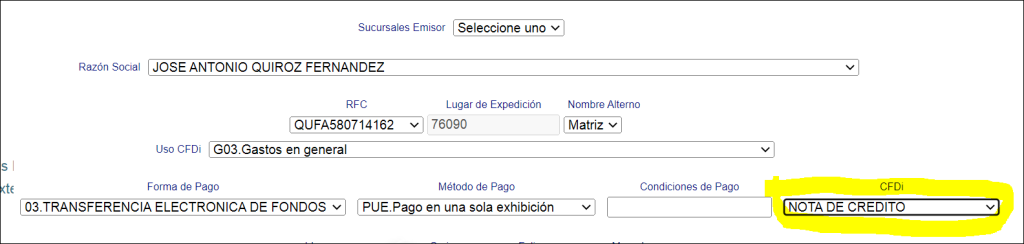 Como emitir nota de credito en Factura-T