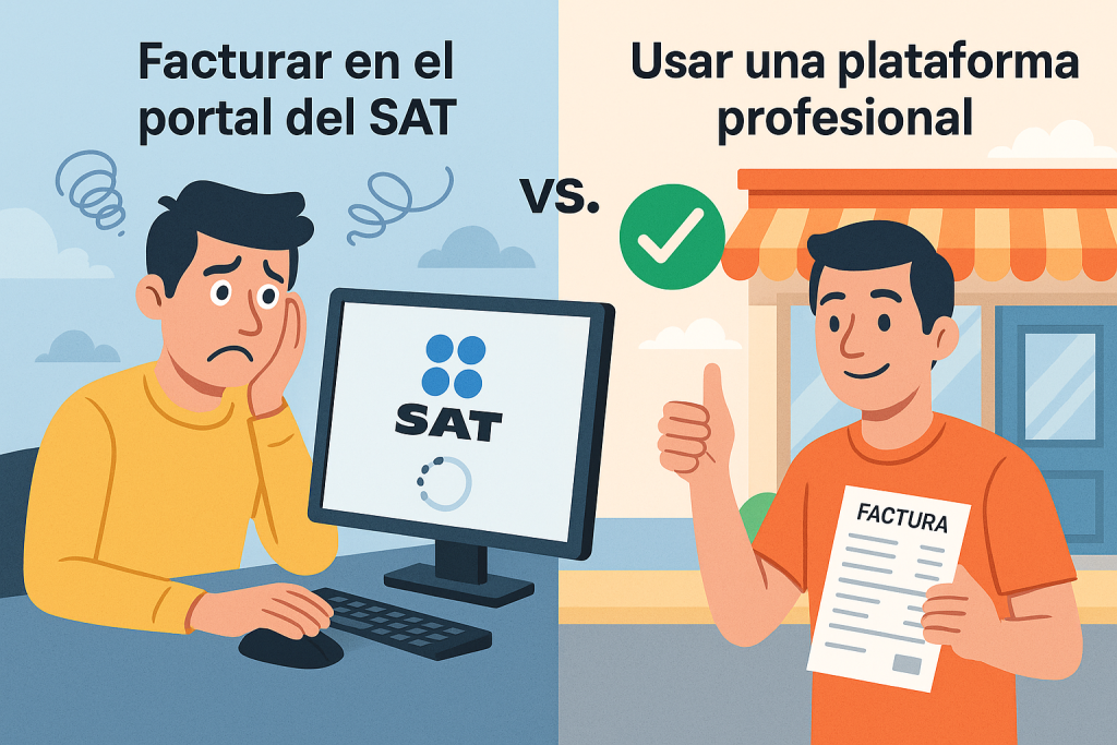 Facturar en el portal del SAT