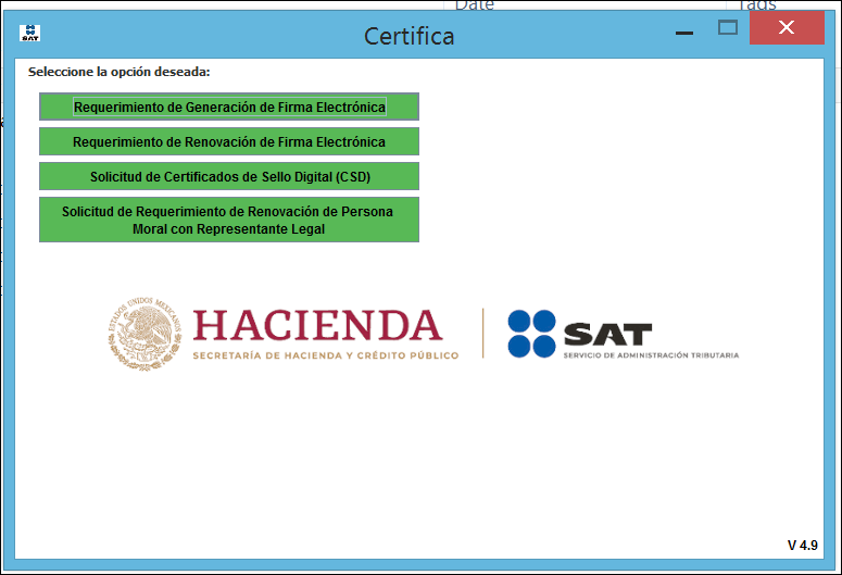 Tramite del Certificado de Sello Digital