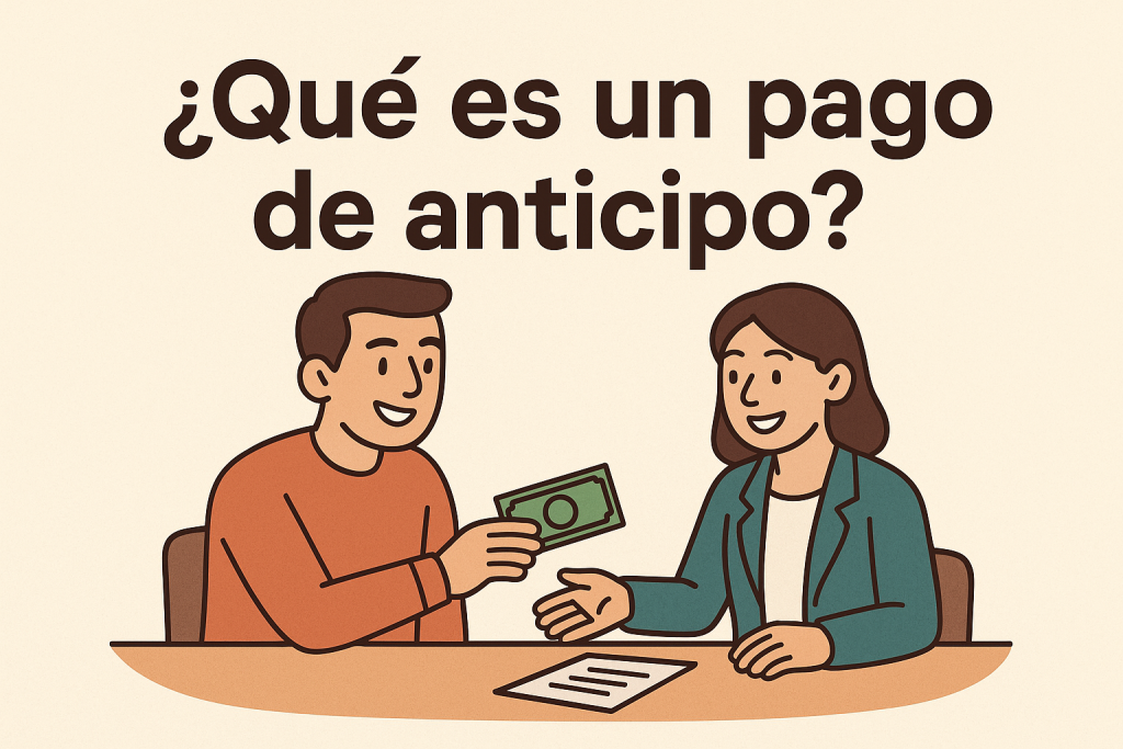 Que es un pago de anticipo