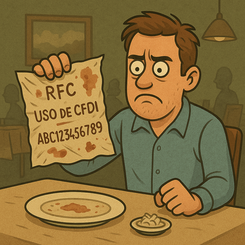 La odisea de pedir factura en el restaurante